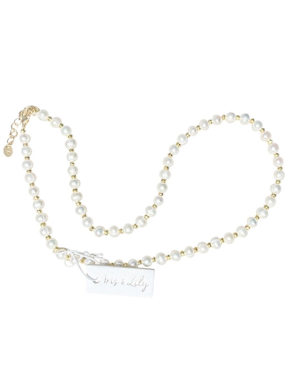 Iris & Lily Freshwater Pearl Necklace